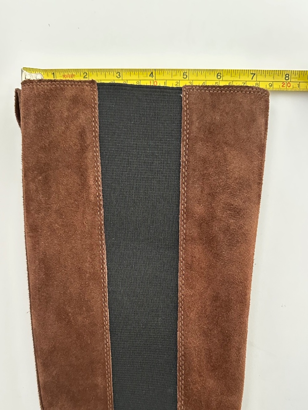 NWOT Knee High Brown Suede Leather Lug Sole Steve Madden Alesti Boots size 8 - Picture 6 of 10